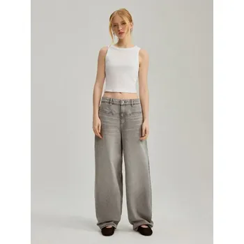 Dámské džíny Džíny baggy - 36 - House - šedá - 528EC-90J