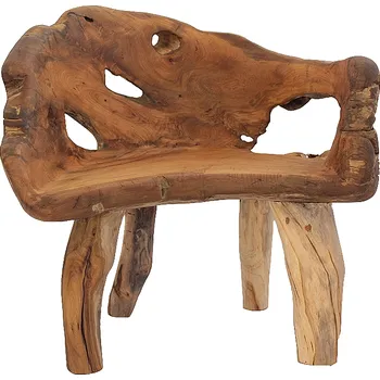 Křeslo DEOKORK Teakové křeslo MAGGIE