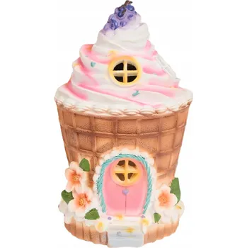 Venkovní osvětlení SOLÁRNÍ ZAHRADNÍ LAMPA FIGURKA ZMRZLINA DOMEČEK LED