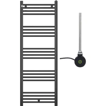 Radiátor Koupelnový radiátor vodní Granitan 609 W 500 x 1400 mm černý