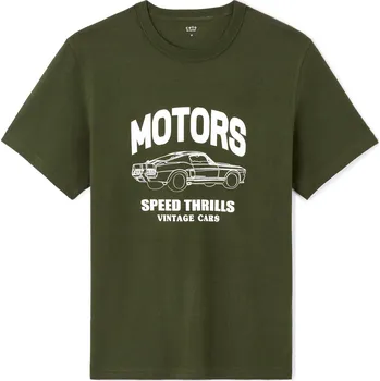 Pánské oblečení Celio Tričko Lecar 1160241 Khaki M