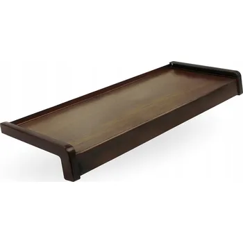 Obraz Vnější parapet OCEL ocelový, PVC krytky, šířka 22,5 cm, délka 100 cm, barva OŘECH