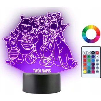 Lampička Plexido vícebarevná Noční lampa