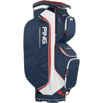 Golfový bag Ping Traverse cart bag, modro/bílo/červený