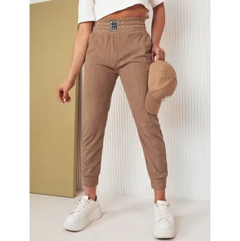 Dámské oblečení Camel manšestrové vypasované tepláky LORIST UY2057 Velikost: M/L