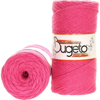 Příze Maccaroni Cotton Macrame Large 3mm malinová 733_121