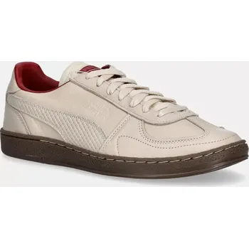Pánská obuv Kožené tenisky Puma Super Team Palais Artisan, 42.5, béžová, 08X