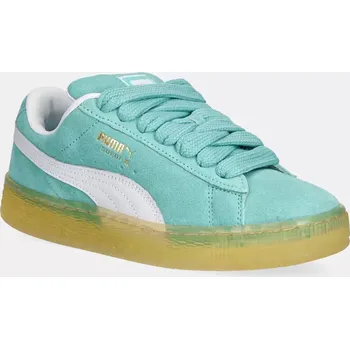 Dámské tenisky Kožené tenisky Puma Suede XL, 40.5, tyrkysová, 60X