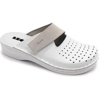 Dámská zdravotní obuv Leon V265 Dámská kožená obuv - Bílá Velikost: 36