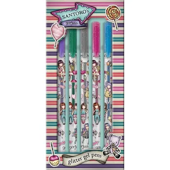 Gelová propiska vícebarevný Santoro London