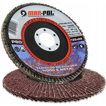 Příslušenství k brusce Brusný kotouč Lamelový Kotouč 125 mm, sada 20 ks