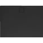 Sprchová vanička obdélníková SAT Vision 120x90 cm litý mramor černá SATSVVI12090C