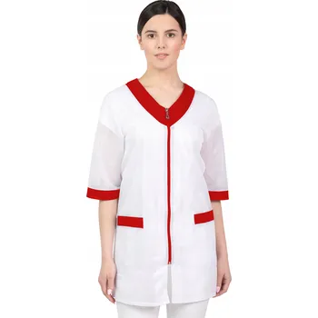 Pracovní obuv DÁMSKÁ STYLONOVÁ ZÁSTĚRA BÍLÁ S RUKÁVEM M-164 46