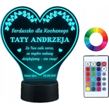 Lampička Plexido vícebarevná Noční lampa