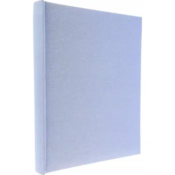 Fotoalbum Tradiční album Linen Sky, tyrkysové, 40 stran, černé listy