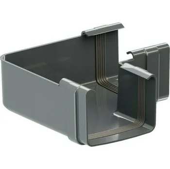 Stavební profil Roh hranatý GuttaKROP PVC antracit 90°