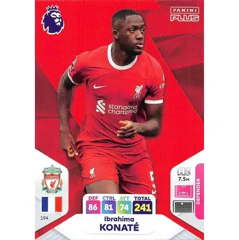 Karetní hra 2024 Panini Premier League Plus 194 Ibrahima Konaté Základní karta