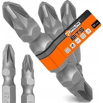 Bit 3x OBOUSTRANNÝ BIT PZ2 50mm MAGNETICKÝ ŠROUBOVACÍ HROT BITY DO VRTAČKY