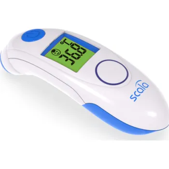 Teploměr osobní Infračervený teploměr na čelo SC 8360, modrý, NFC funkce a APP