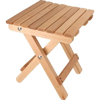 ČistéDřevo Dřevěná skládací židlička