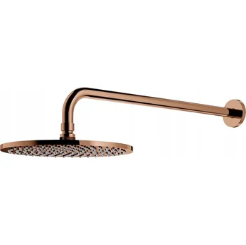 Sprchová hlavice Omnires SLIMLINE dešťová hlavice s ramenem, měděná