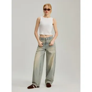 Dámské džíny Džíny baggy - 36 - House - modrý - 528EC-05J