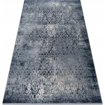 Koberec KOBEREC NAIN VLNA ORNAMENT tmavě modrá / béžová 80x150 cm