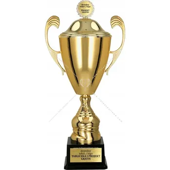 Zlatý pohár s víkem 47 cm + GRAVÍROVÁNÍ DÁREK