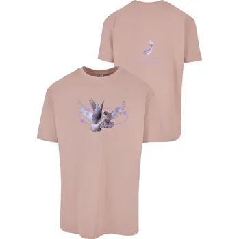 Pánské tričko Triko Mister Tee Vive la Liberte - tmavě růžové, S