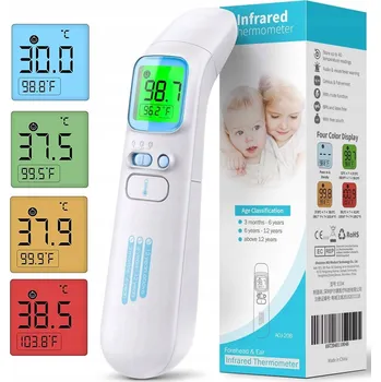 Teploměr osobní Bezkontaktní teploměr Wohlman AOJ-20B bílý