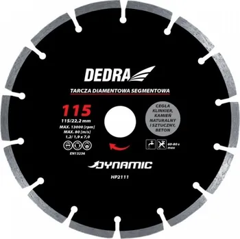 Řezný kotouč SEGMENTOVÝ KOTOUČ 180mm DYNAMIC DEDRA HP2114