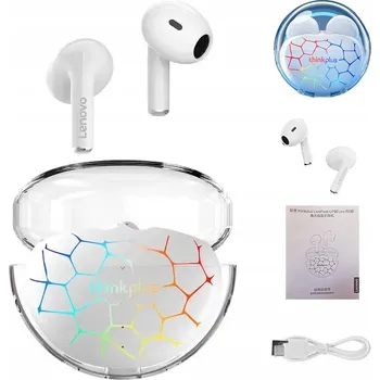 Sluchátka Bezdrátová sluchátka LENOVO LP80 Pro bluetooth Powerbank, špuntová, s výraznými basy