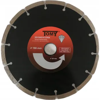 Řezný kotouč DIAMANTOVÝ KOTOUČ SEGMENTOVÝ KOTOUČ 180 MM TOMY