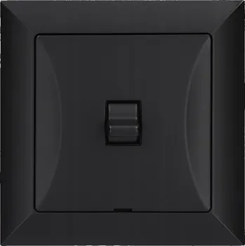 vypínač Křížový vypínač pod omítku Timex-Elektro černý WP-8/Opb CZ/MAT