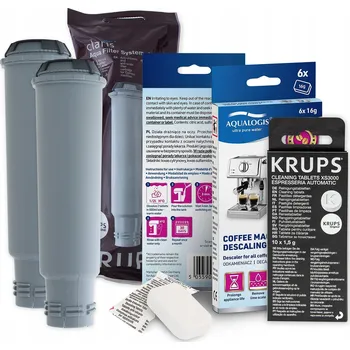 Kávovar Sada pro kávovary Krups - KRUPS F08801 2ks, KRUPS XS3000, Odvápňovač 6 Ks
