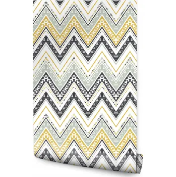 Fototapeta Tapeta v Rolích Barevný Vzor CHEVRON v Boho Stylu