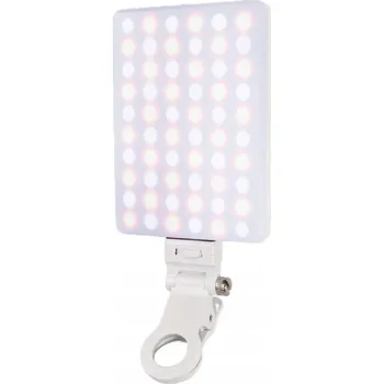 Lampička LED lampička pro telefon Klips Selfie Lampa na fotografie make-upu Kosmetická bílá