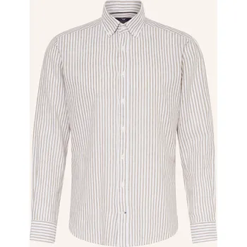 Pánská košile Strokesman's Pánská Košile Regular Fit S Příměsí Lnu, režná /...