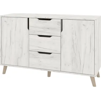 Komoda Slevadoma Komoda K-3+2 PETRO Barva: dub kraft - bílý