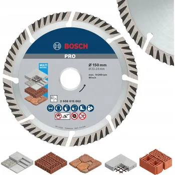 Řezný kotouč Bosch diamantový dělicí kotouč Standard for Universal 150 × 22,23 2608615061