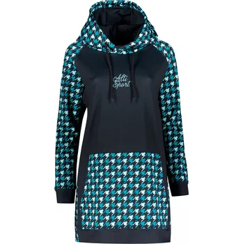 Dámská mikina Dámská funkční prodloužená mikina premium ALTISPORT VOJ/ALW048MI03 ČERNOMODRÁ XXXL