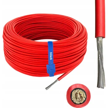 elektrický kabel SOLÁRNÍ KABEL, FOTOVOLTAICKÝ H1Z2Z2-K 1x4mm2 ČERVENÝ 10m