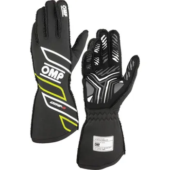 Rukavice OMP Ruklavice ONE-S My2025 Dark Grey / Zářivá žlutá M