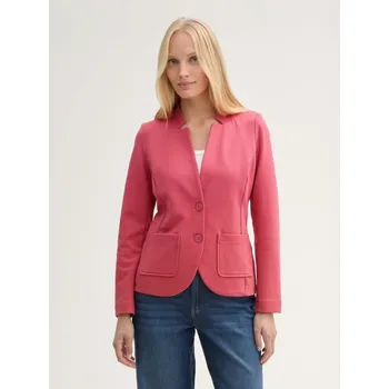 Dámský blejzr TOM TAILOR® BLAZER S PROUŽKOVANOU STRUKTUROU - RŮŽOVÝ L