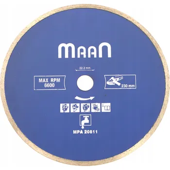 Řezný kotouč Diamantový kotouč Maan 1501 230 x 22,2 mm