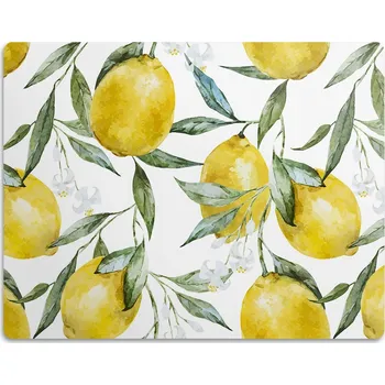 Miska pro psa Podložka pod misku Bluedecor žlutá 0 l