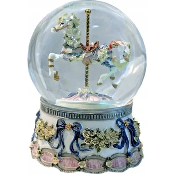 Vánoce Figurka Marc O'Polo - koník, ponny, kolotoč, sníh, hrací skříňka