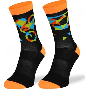 Pánské ponožky Cyklistické Ponožky Comodo 39-42 černé