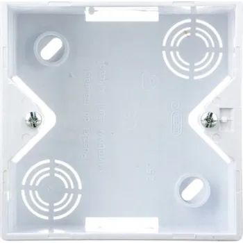 Elektroinstalační krabice Elektroinstalační krabice na omítku Ospel 82 x 82 x 37 mm