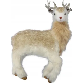 Obraz SOBÍ SOB JELÍNEK krémová kožíšek , 45 cm